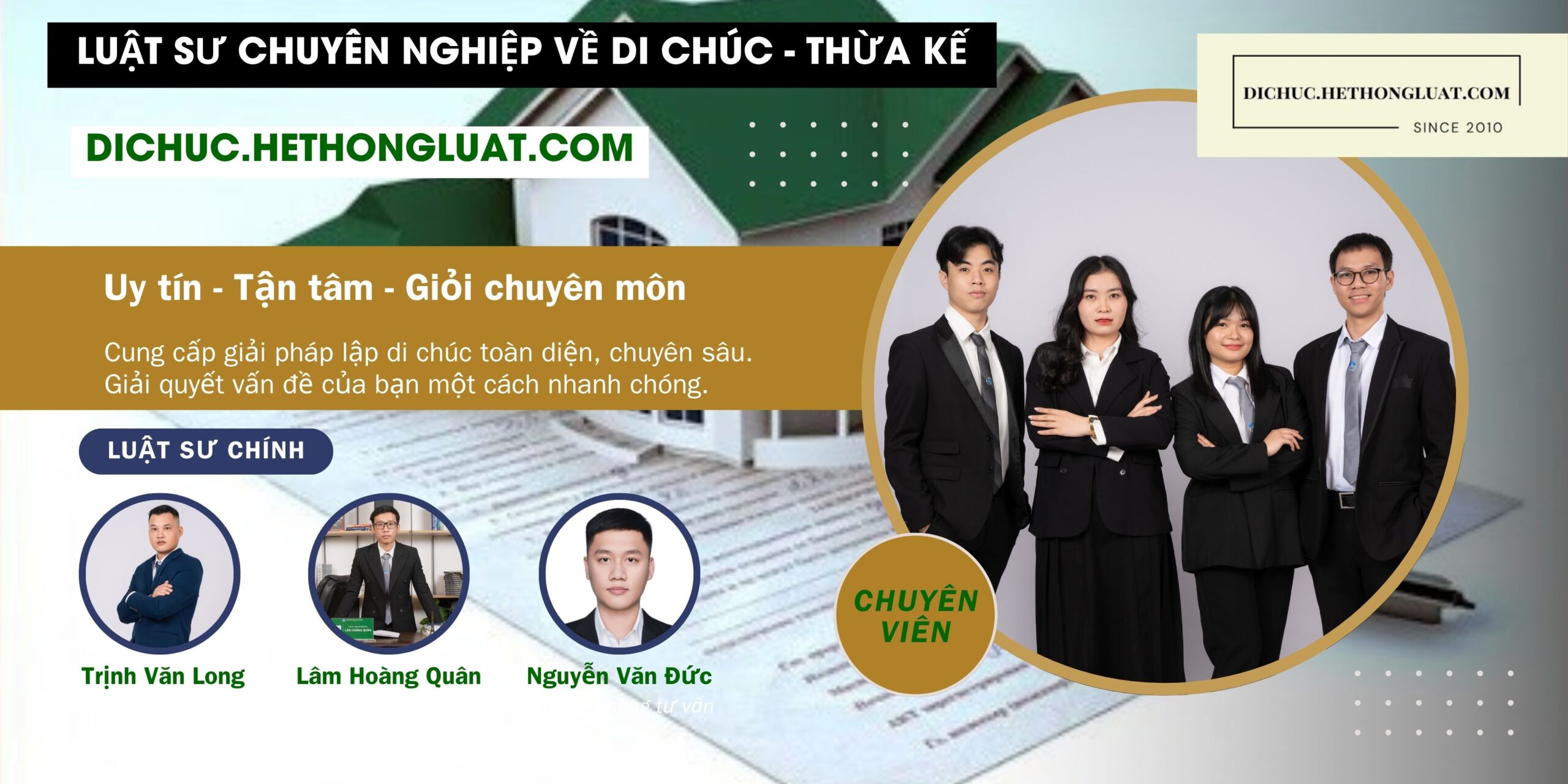 [PHƯỜNG TÂN PHƯỚC, THÀNH PHỐ HỒ CHÍ MINH] – Luật sư biên soạn văn bản di chúc công chứng ở Phường Tân Phước, Thành phố Hồ Chí Minh - Ảnh 1